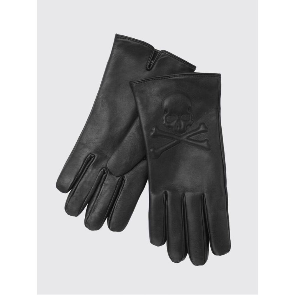 Philipp Plein Gloves Men Black